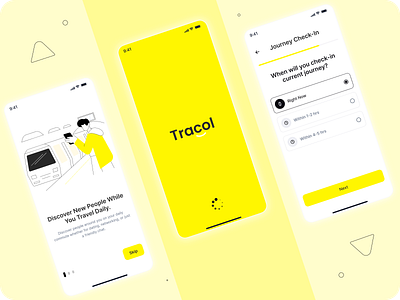Tracol - A travel collaboration App branding chatting app collaboration app dating app design interior design minimal app product design travel agency travelling app ui user interaction app ux web design website design