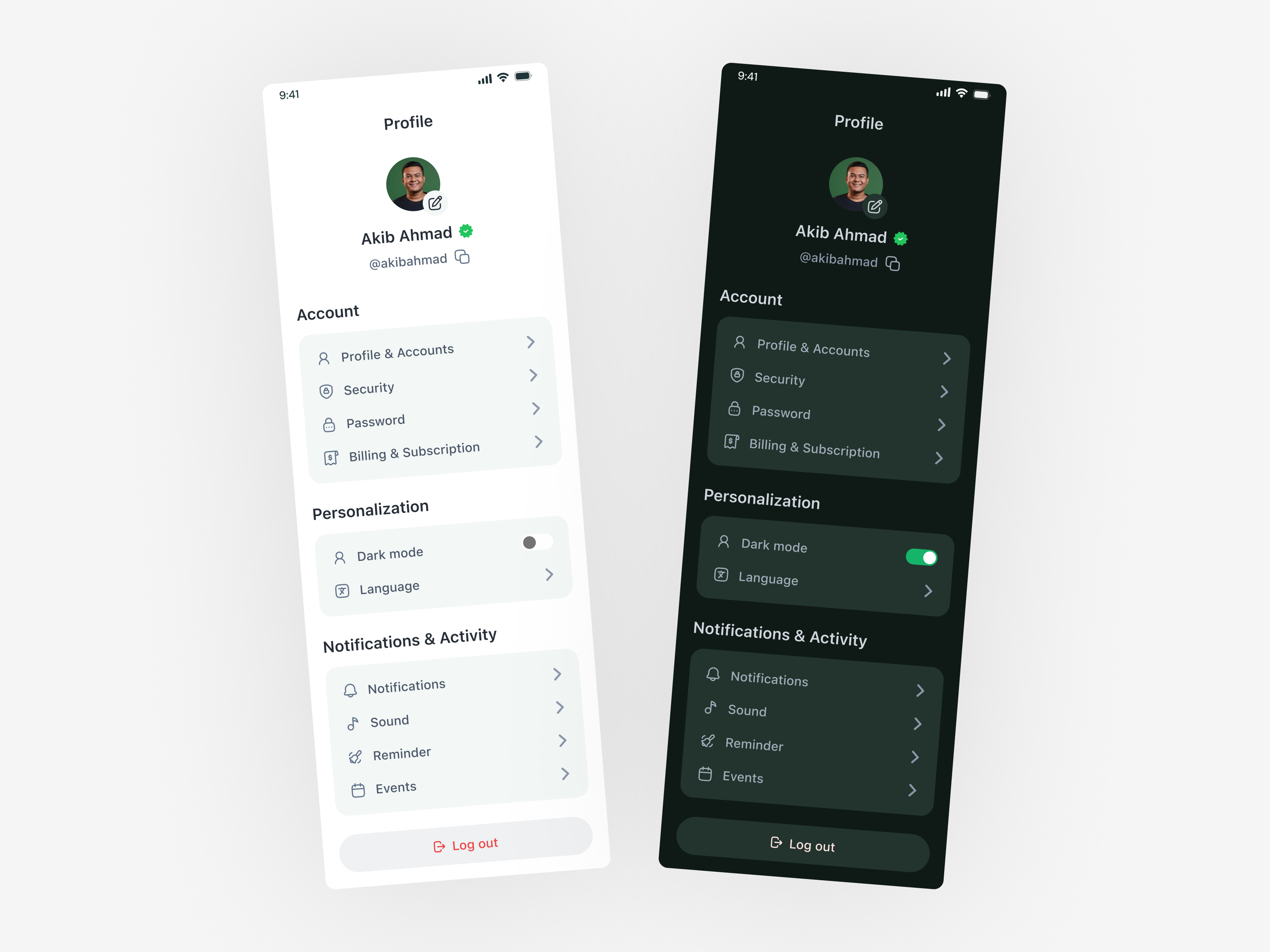 Example of Mobile App UI/UX Design (I Os & Android)