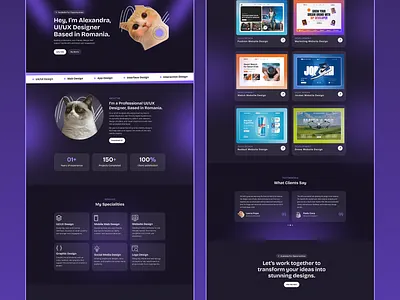 Modern UI Landing Page design figma graphic design illustration landing page modern ui