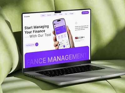 Finance SAAS Website Design graphic design landing page modern professional saas startup ui ui design ui ux webflow website