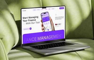 Finance SAAS Website Design graphic design landing page modern professional saas startup ui ui design ui ux webflow website