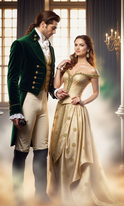 Femme Fatales and Charming Rogues cover art work graphic design historical romance regency