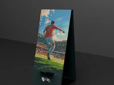 3D Mobile Standee Concept Design 3d 3dmodel animation brand branding concept graphic design modelling