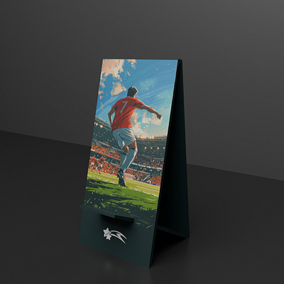 3D Mobile Standee Concept Design 3d 3dmodel animation brand branding concept graphic design modelling