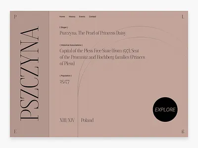 City - Hero Section city design design education series hero section history homepage minimal modern pless swiss web design website