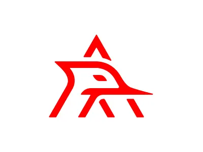 Woodpecker Letter A Logo branding company brand logo company branding design graphic design logo modern vector