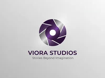 Viora studios branding graphic design logo