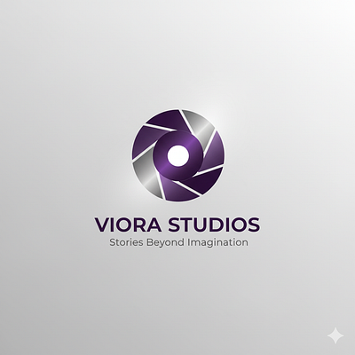 Viora studios branding graphic design logo