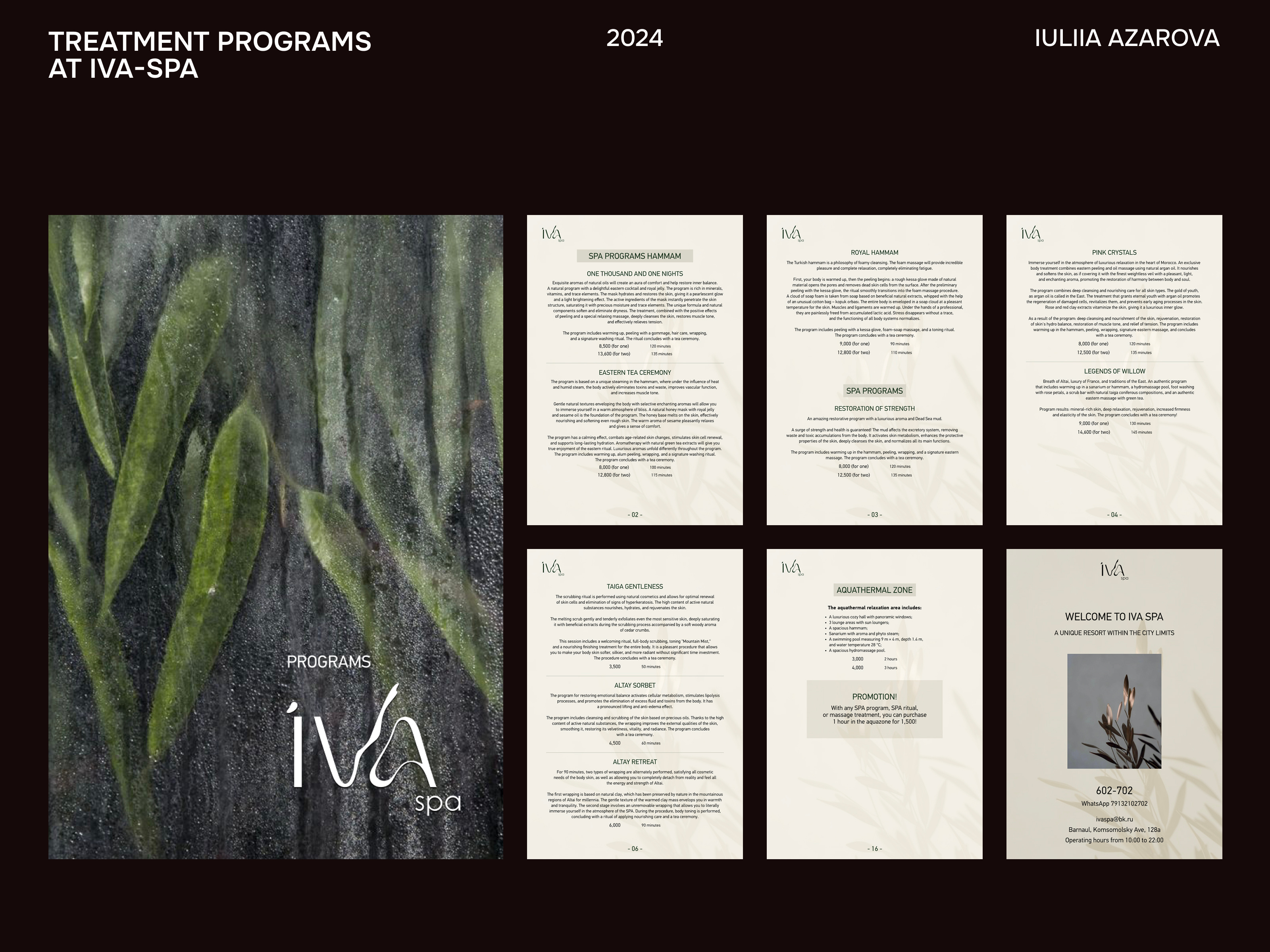 Example of Print & Digital Catalogs, Presentations