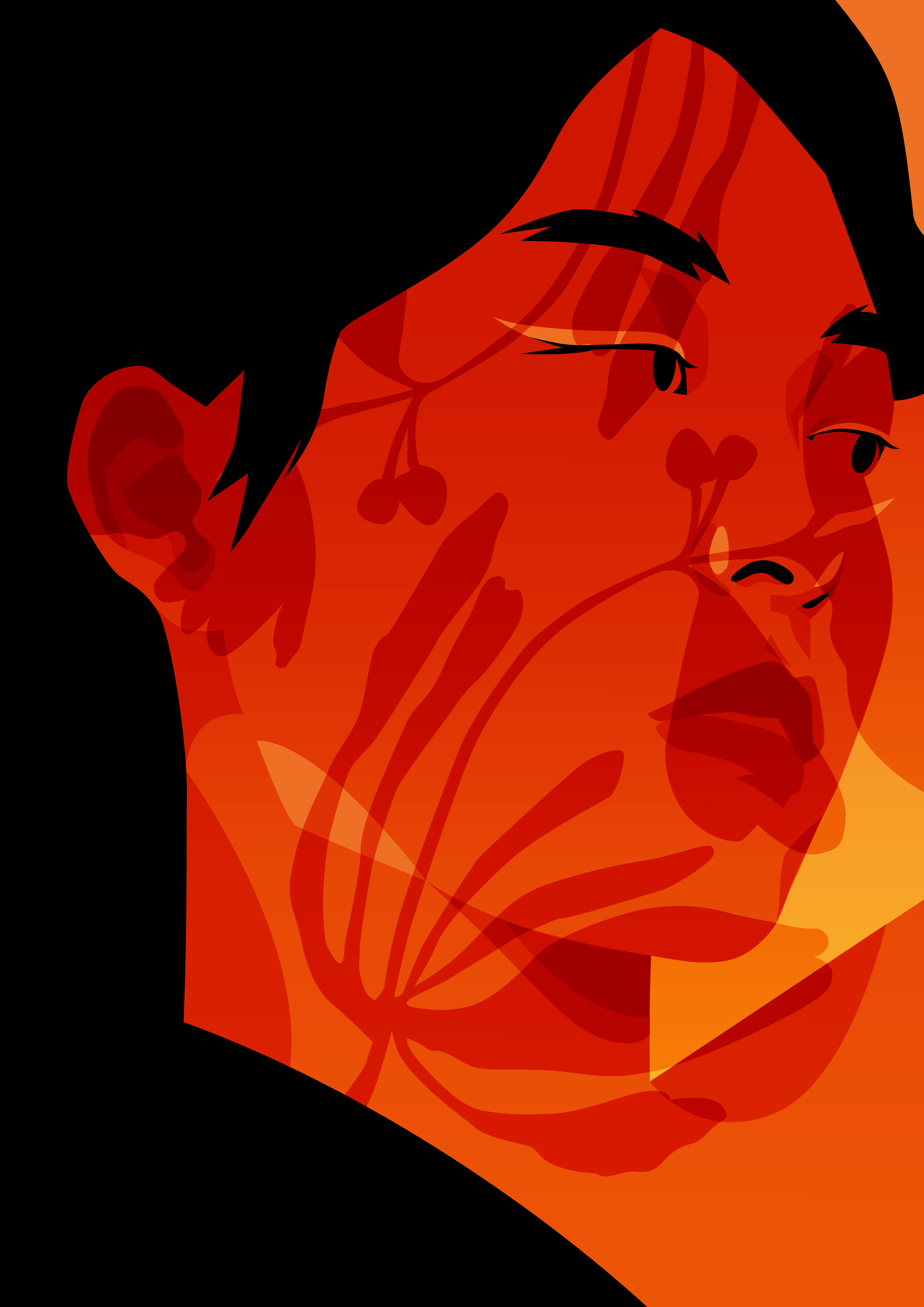 Big portrait *2 abstract big portrait branding composition design editorial illustration illustration laconic lines minimal poster potrait illustration vector vector illustration vector portrait woman woman illustration