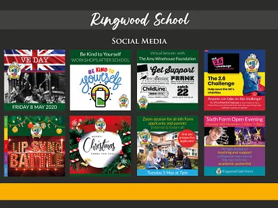 Ringwood School Social Media Content Design