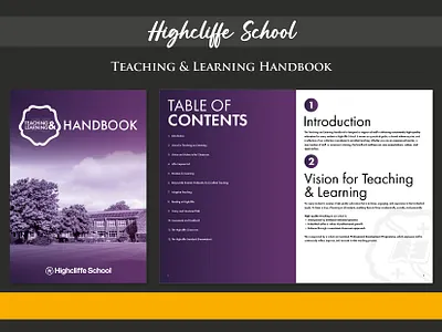 Teaching & Learning Handbook Design & Layout branding graphic design