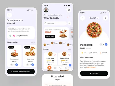 Food Ordering App app ecommerce ecommerceapp food food app design food delivery food delivery app foodapp mobileapp mordern