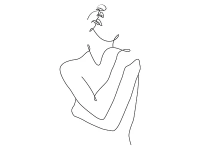 Custom line art branding design graphic design illustration illustration art line art logo one line art ui