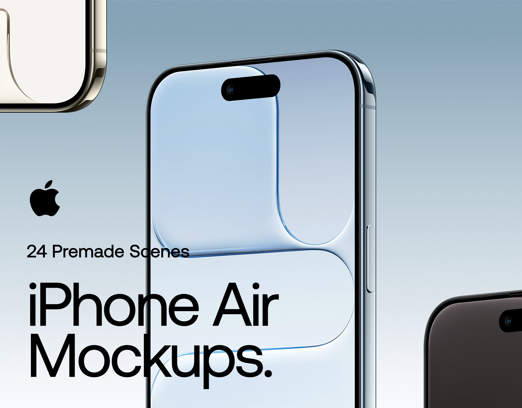 iPhone Air Mockups app app design apple device graphic design ios iphone iphone air iphone air mockup mobile mockup smartphone ui ui design uiux user interface