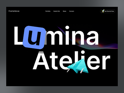 FrameVerve - Creative Studio animation hero ui uiux ux web website