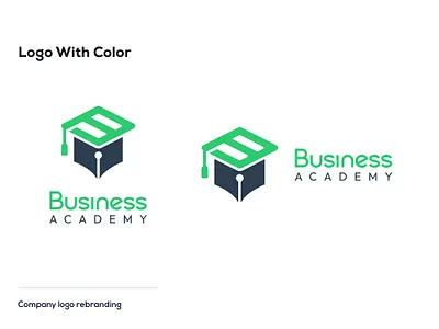Business Academy Logo branding graphic design logo logodesign ui