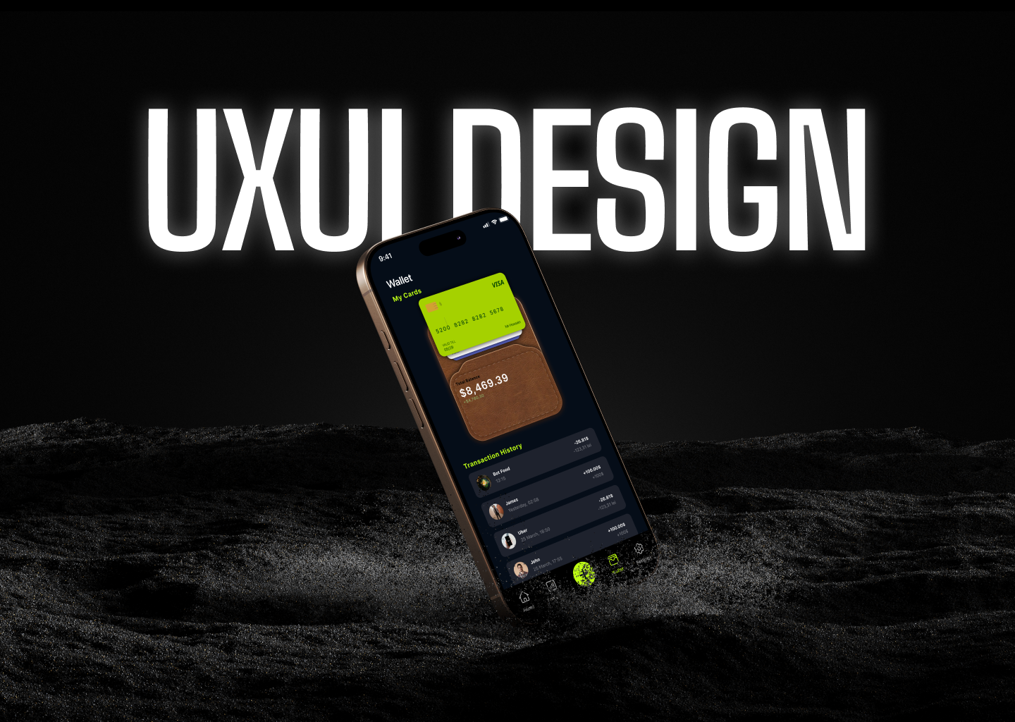 Fintech application UX UI design adobe figma ui ux xd