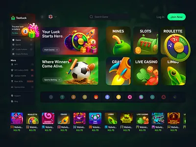 UI Kit - Online Casino (Interface) banners bet betting betting design casino casino art crypto casino gambling gambling interface game interface game ui igaming interface casino live casino online casino slots ui ui kit ui kit onlince casino ux
