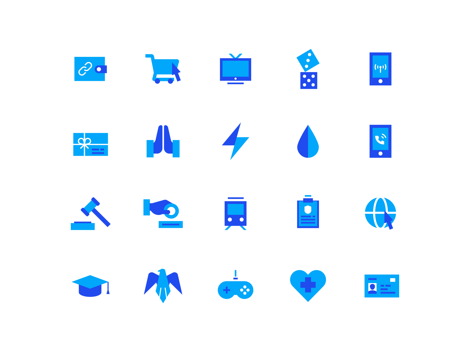 Example of Payment Platform Icon Set