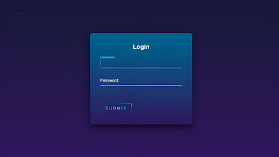 Animated Login Page graphic design ui