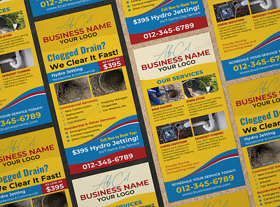 Plumbing Services Rack Card Design advertising design dl flyer drain cleaning rack card flyer graphic design hydro jetting flyer mahfujurrahm535 marketing design plumbing flyer plumbing flyer design plumbing rack card plumbing service rack card print design rack card rack card design rack card template residential plumbing rack card