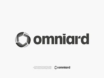 Omniard, AI-driven, hybrid tech logo, (letter O + shield logo) ai driven logo analytics brand branding hybrid cloud technologies hybrid tech logo hybrid technologies logo identity illustration letter o and shied logo logo design logomark logotype modern logo o logo protection safety security tech logo