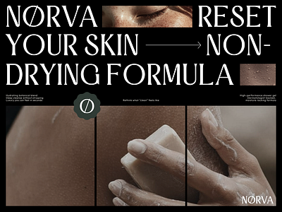 NØRVA | Brand Concept brandconcept brandingdesign conceptdesign ecommerce editorialdesign luxurybranding minimaldesign skincare skincarebrand ui uidesign uiux ux visualidentity webdesign