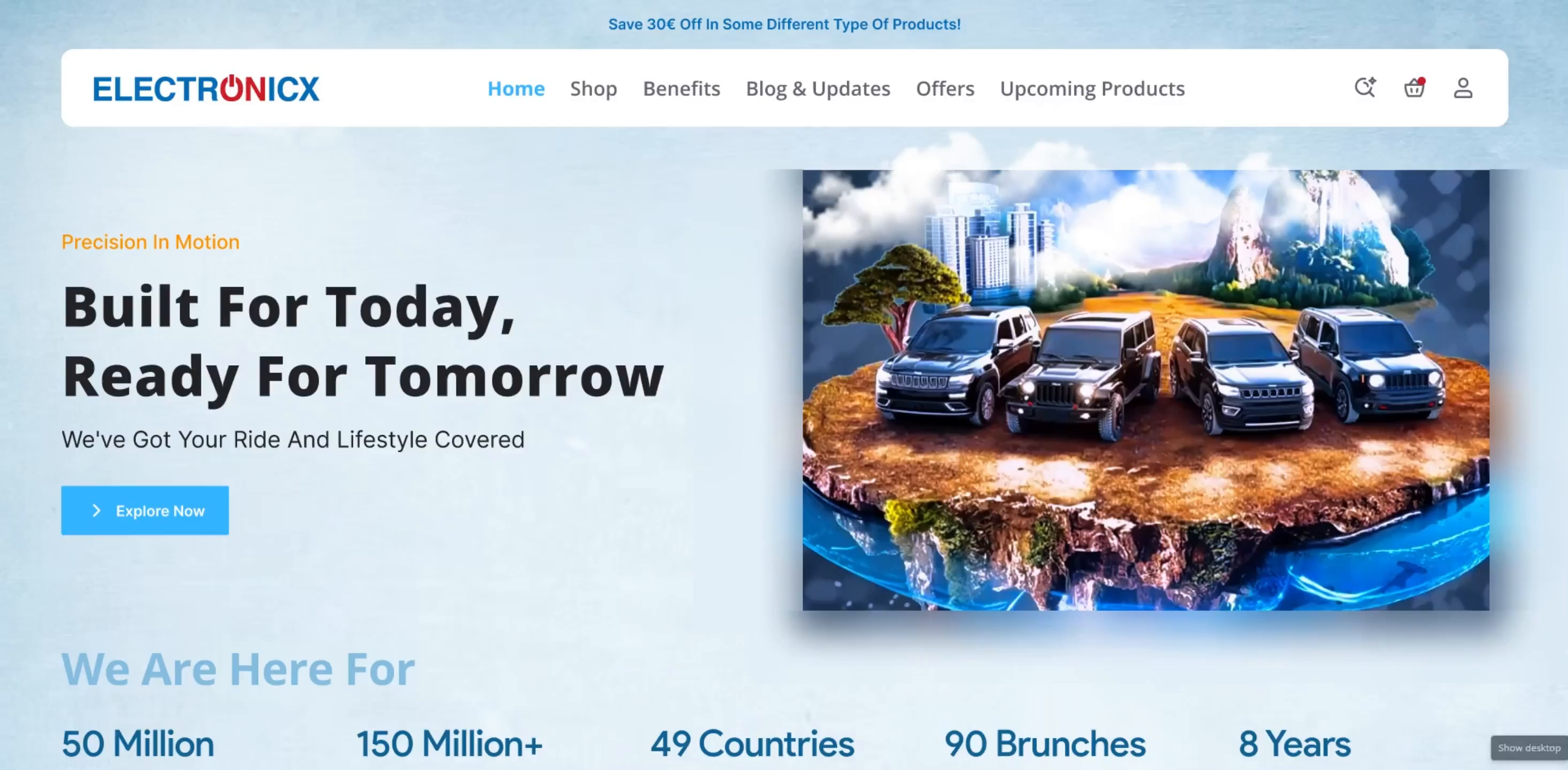 Example of Web UI UX Design