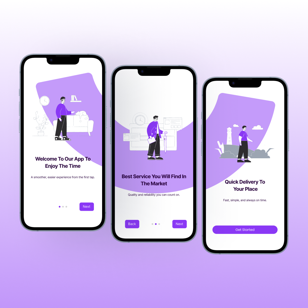 Mobile App Onboarding — UI Exploration branding mobile app mobile app onboarding onboarding ui