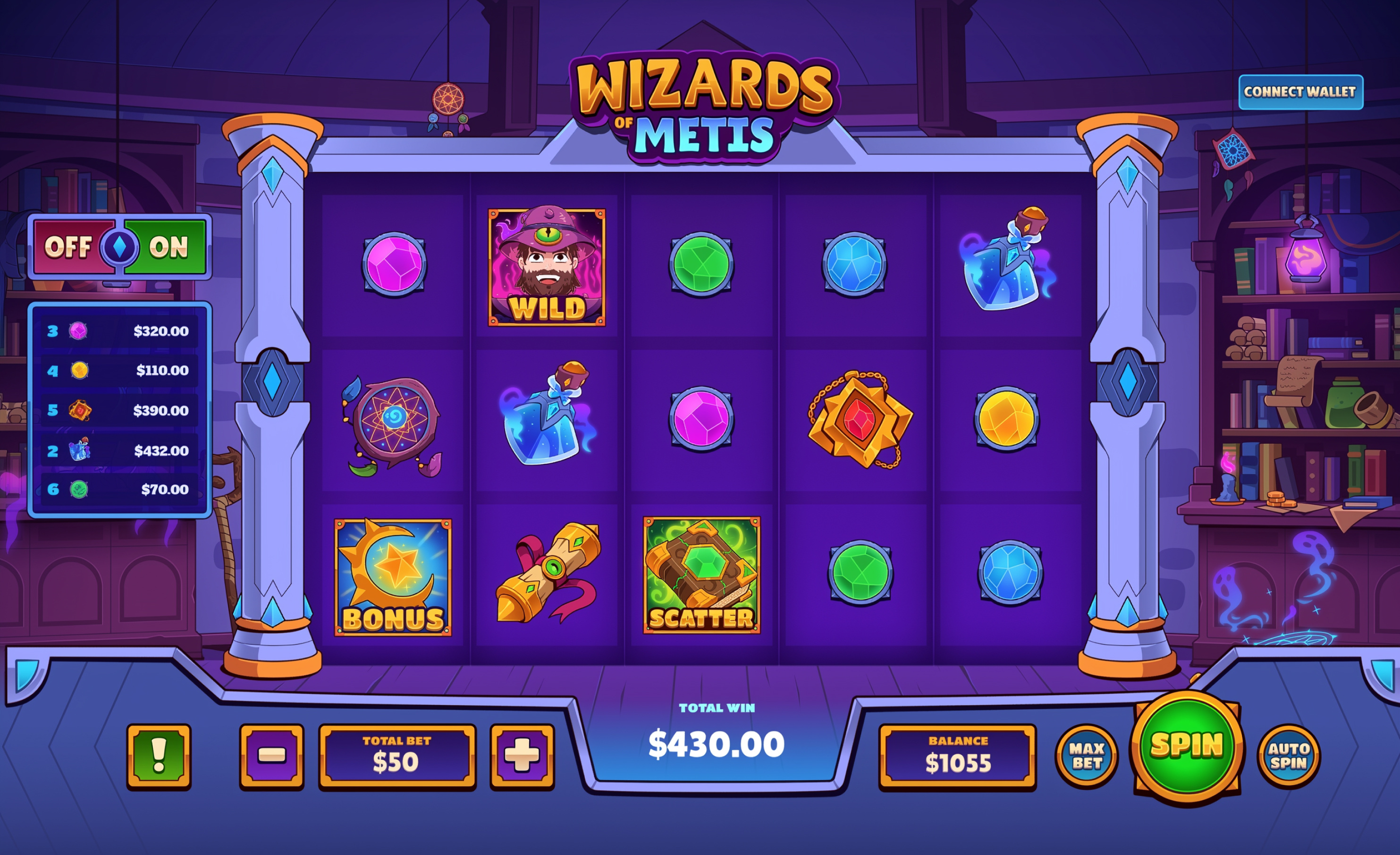 Example of Slot Game (+Mobile Version)