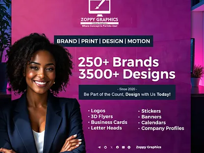 ZOPPY GRAPHICS SERVICES branding design flyer design graphic design illustration logo