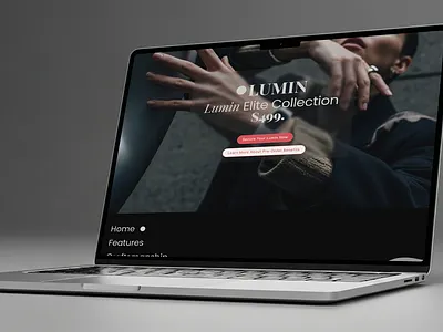 Lumin Wearable animation css design frontend graphic design gsap interactiondesign typography ui web design webflow