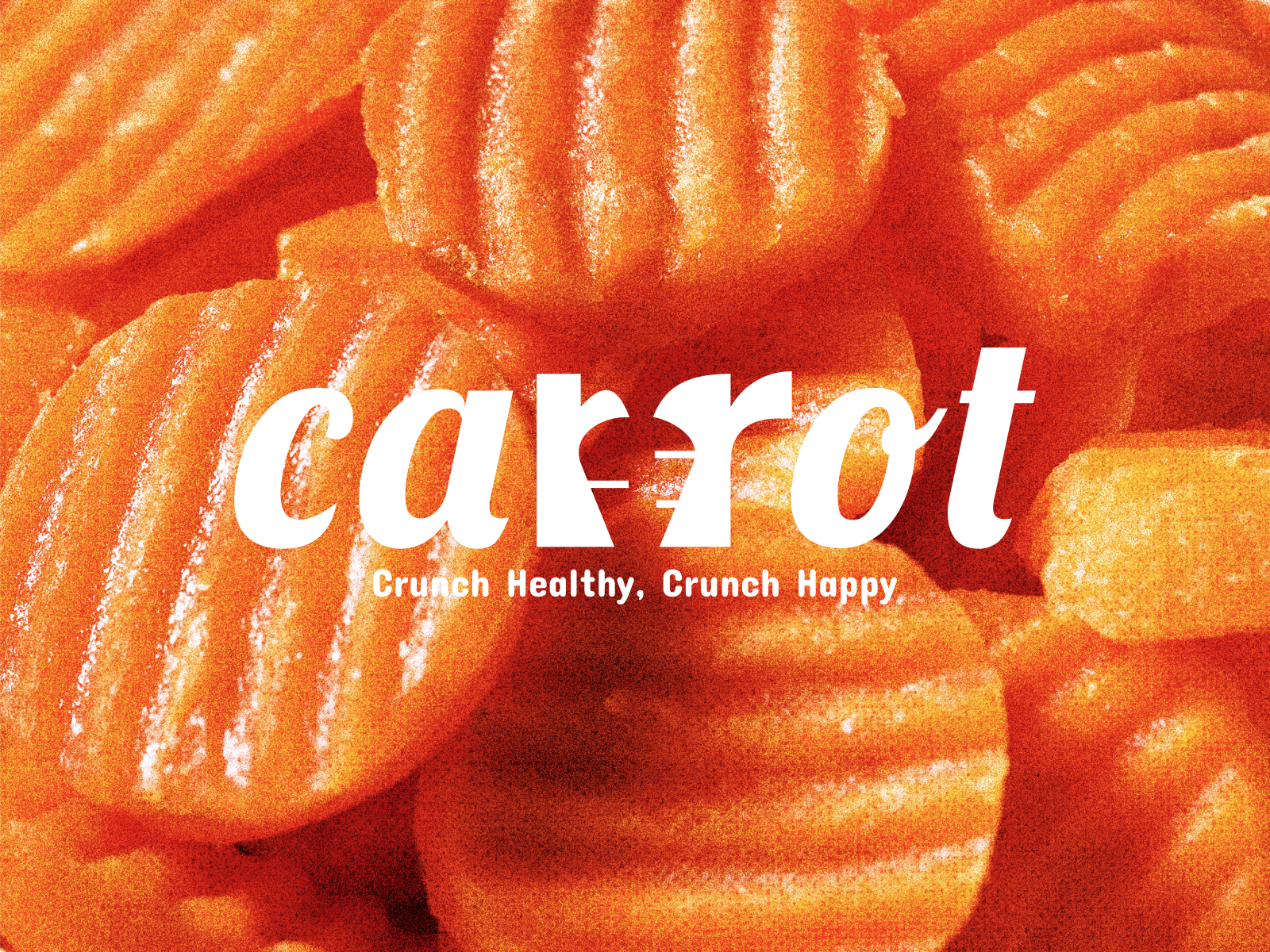 Carrot Logo and Visual Design brand branding carrot chips design graphic design healthy inspiration logo modern nature snack trend vector wordmark