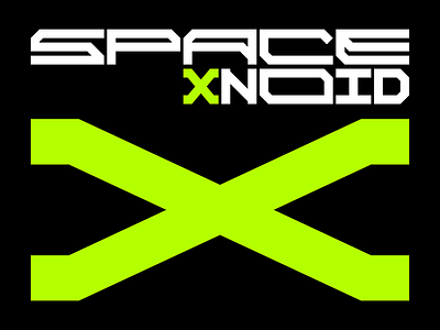 Space X Noid Stretch and Monospace Font apparel branding cyber cyberpunk design display font futuristic graphic graphic design logo modern monospace poster stretch tech type typeface typography wide