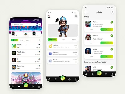 Gaming Chat App UI – Modern & Clean Design appdesign chatappdesign creativeapp dashboardui gameinterface gameroom gameui gamingapp gamingcommunity interactiondesign interfacedesign messagingapp minimaldesign mobileapp mobileui modernui productdesign uidesign uxdesign uxui