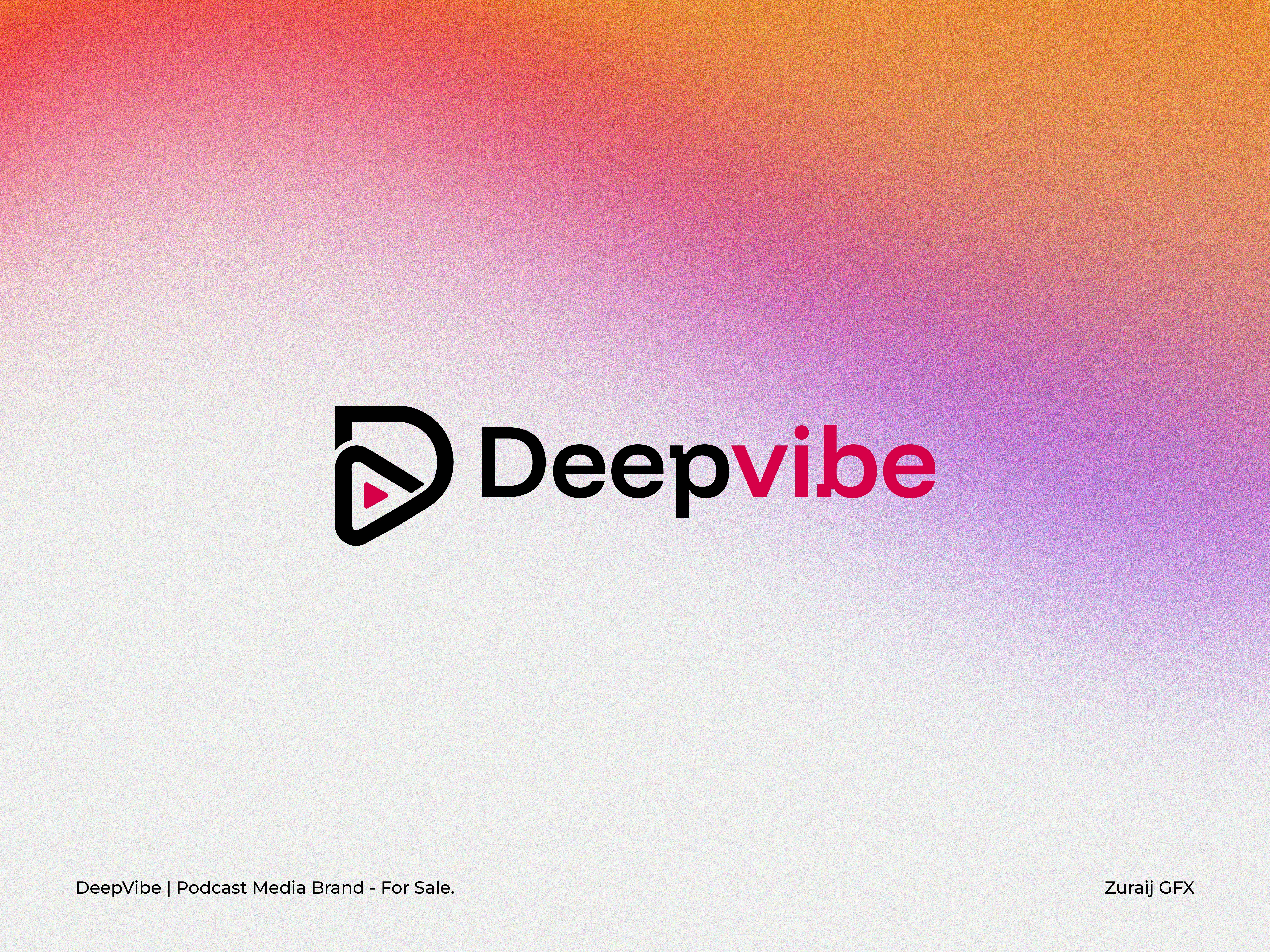 Podcast Media Brand Logo Design 3d abstract logo branding creative logo design graphic design illustration letter d letter logo logo logotype media logo podcast podcast branding podcast logo trendy logo typography ux vector