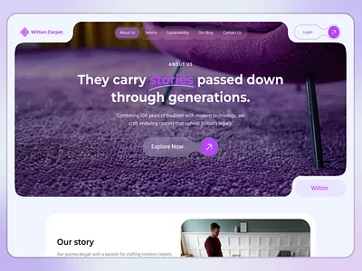 WiltonCarpet – Crafting Comfort, Style, Modern Homes. b2b website carpet carpetstore dashbord ecommercewebsite furnituredesign homedecor homedecorui industrial design interiordesign landing page minimaldesign modernhome productshowcase uiux webdesign website websitepresentation wiltoncarpet