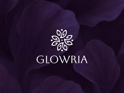 Cosmetic Brand Logo beauty brand branding cosmetics creative design glowria graphic design illustration logo logodesign logodesigner logofolio logoservice logotype modren products skincare