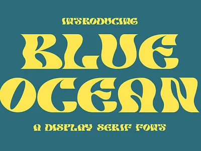 Blue Ocean Display Serif Font branding display typeface font font elegant font family fonts handwritten lettering lettering type logo minimal retro sans serif sans stylish serif type typedesign typeface typography variable font