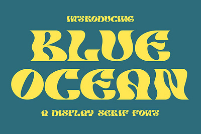 Blue Ocean Display Serif Font branding display typeface font font elegant font family fonts handwritten lettering lettering type logo minimal retro sans serif sans stylish serif type typedesign typeface typography variable font