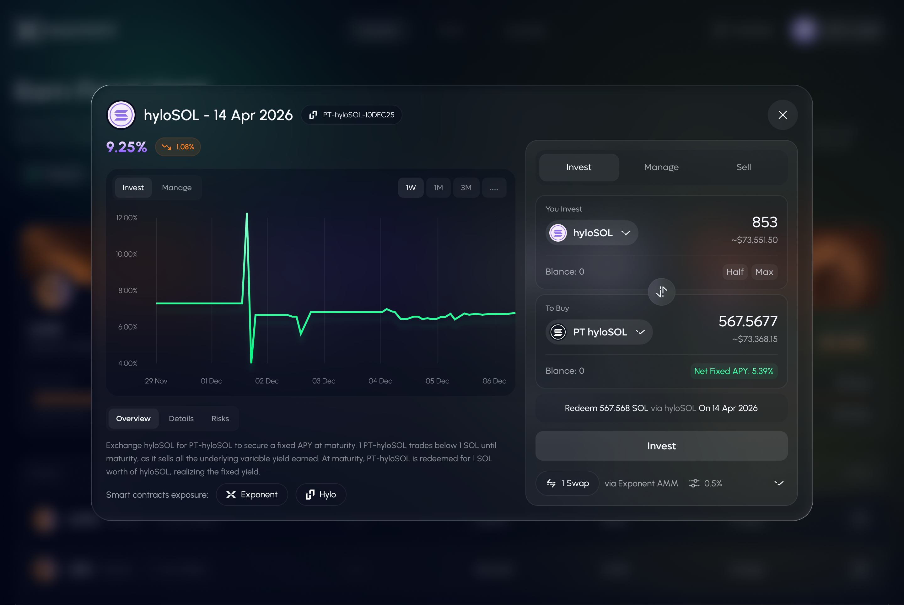 Example of Crypto Dashboard Design