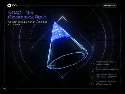 Ovia Dao Landing page web design 3D Animation 3d 3d animation 3d art blockchain finance fintech hero hero image hero section homepage icons landing page landingpage web web design web3 webdesign