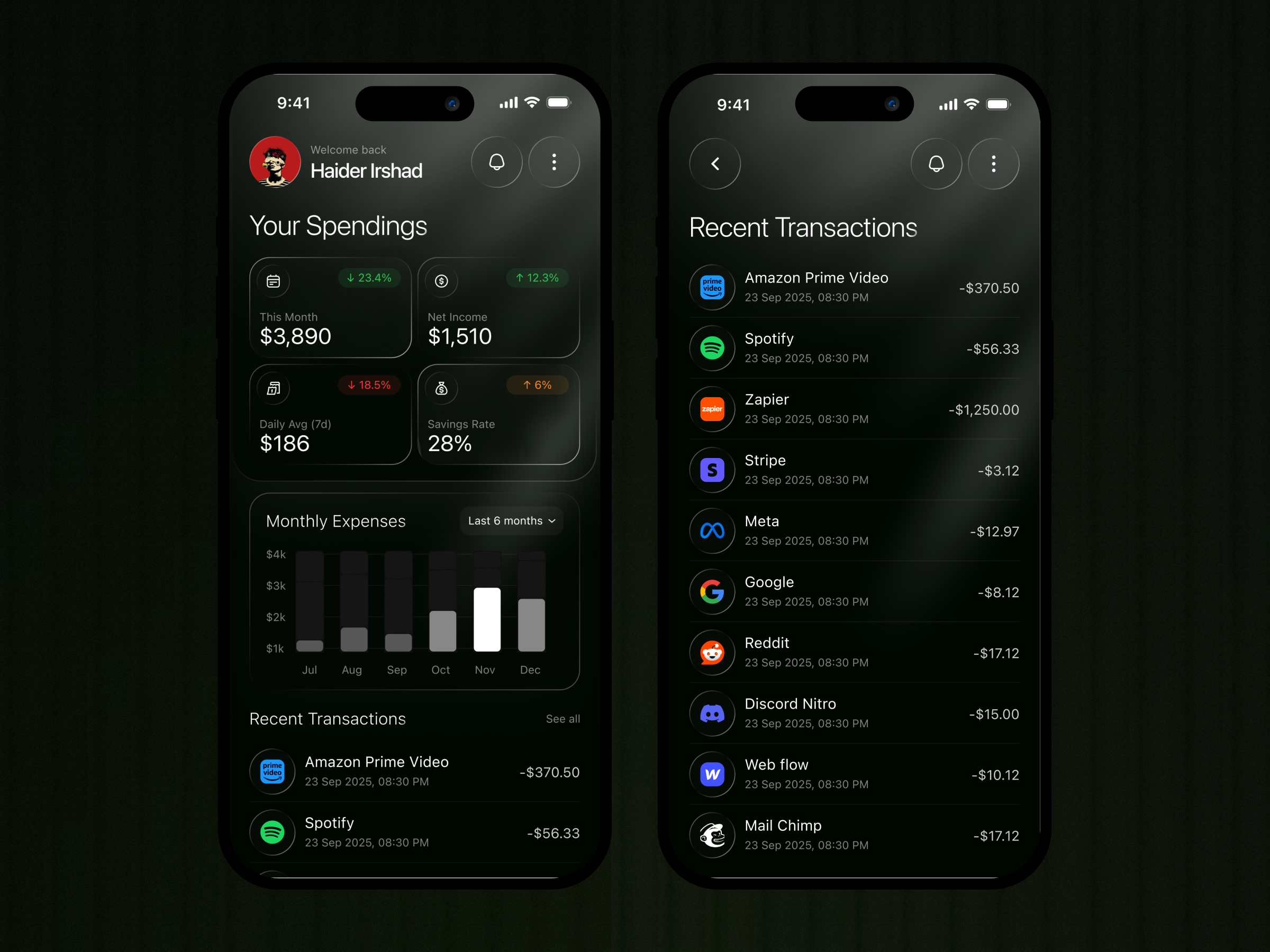 Example of Mobile App Design