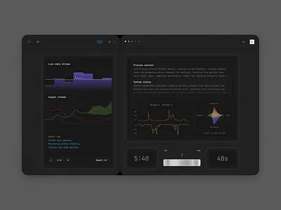Nebula analytics dashboard chart dark dashboard design layo product statistics ui ux