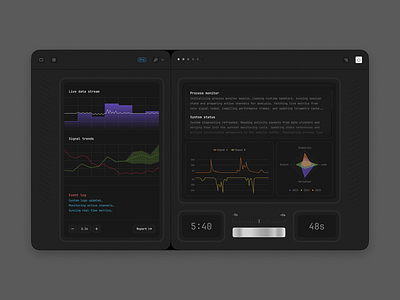 Nebula analytics dashboard chart dark dashboard design layo product statistics ui ux