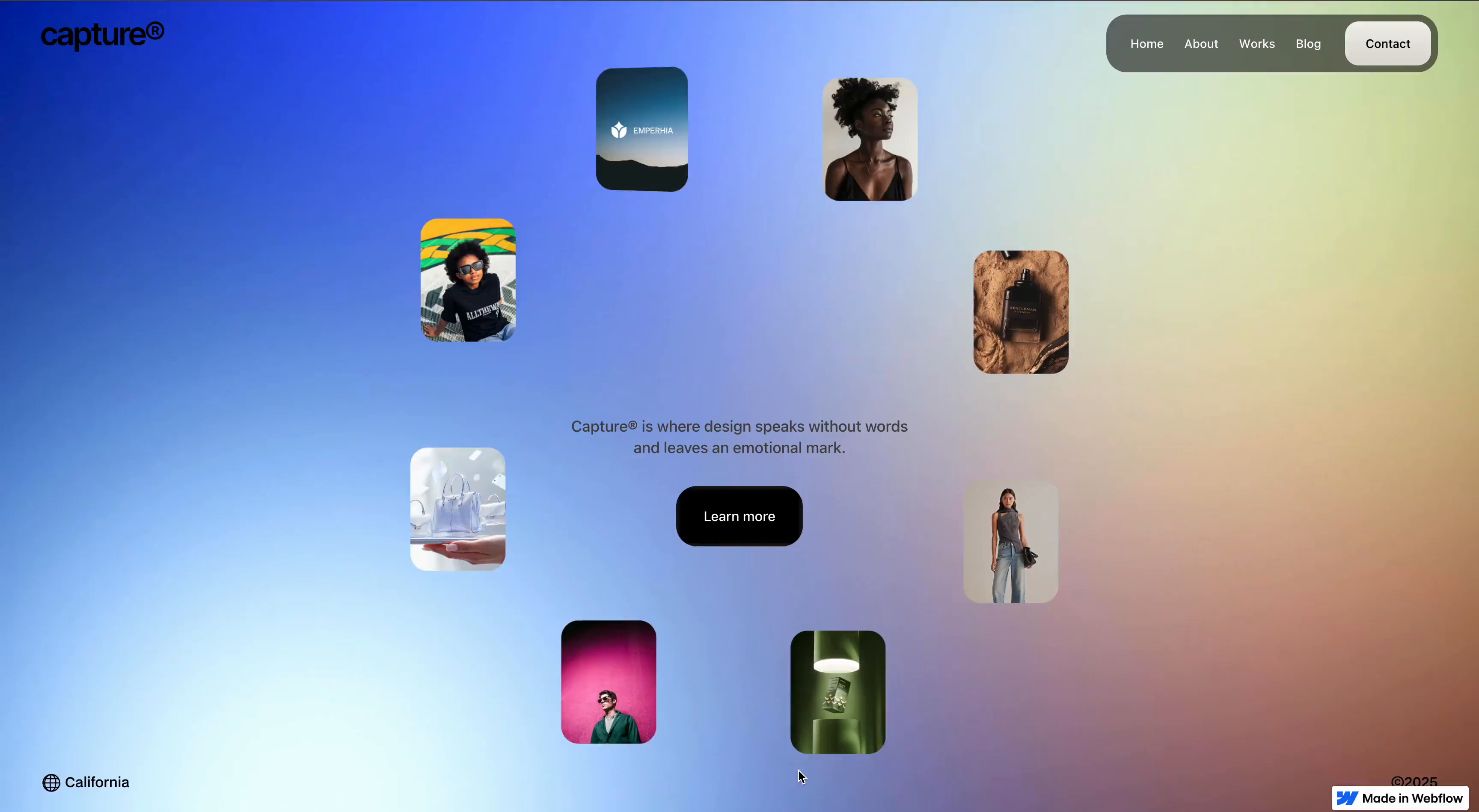 Example of Design Of A Website/Webflow Development