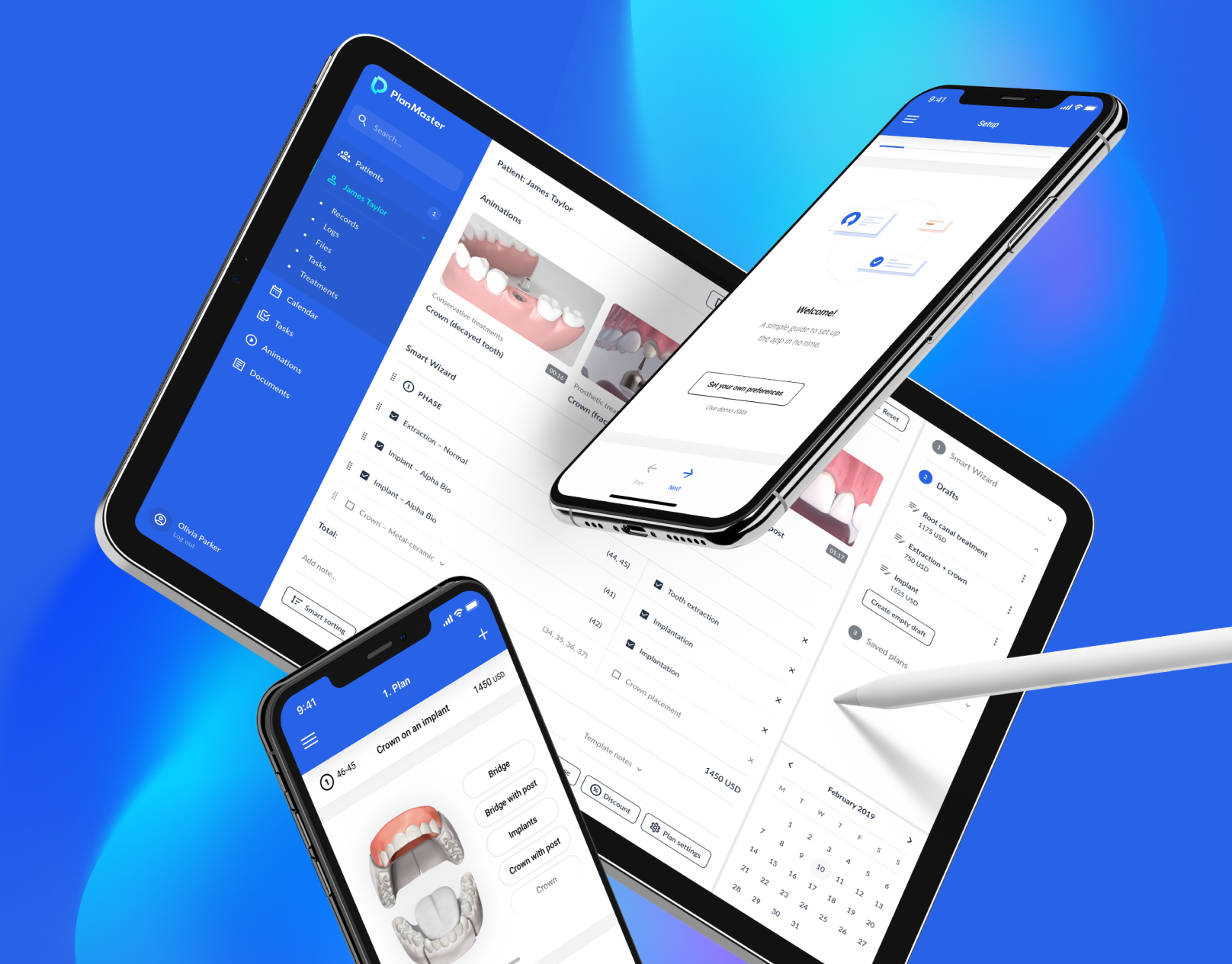 PlanMaster - Dental App app dental dental app dental startup startup ui ui design uiux ux design web app