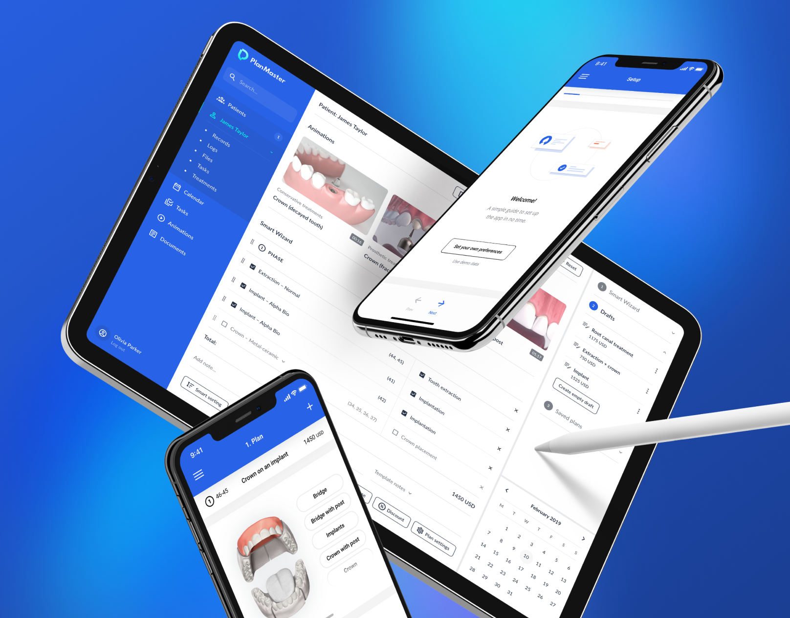 PlanMaster Dental App app dental dental app dental startup startup ui ui design uiux ux design web app