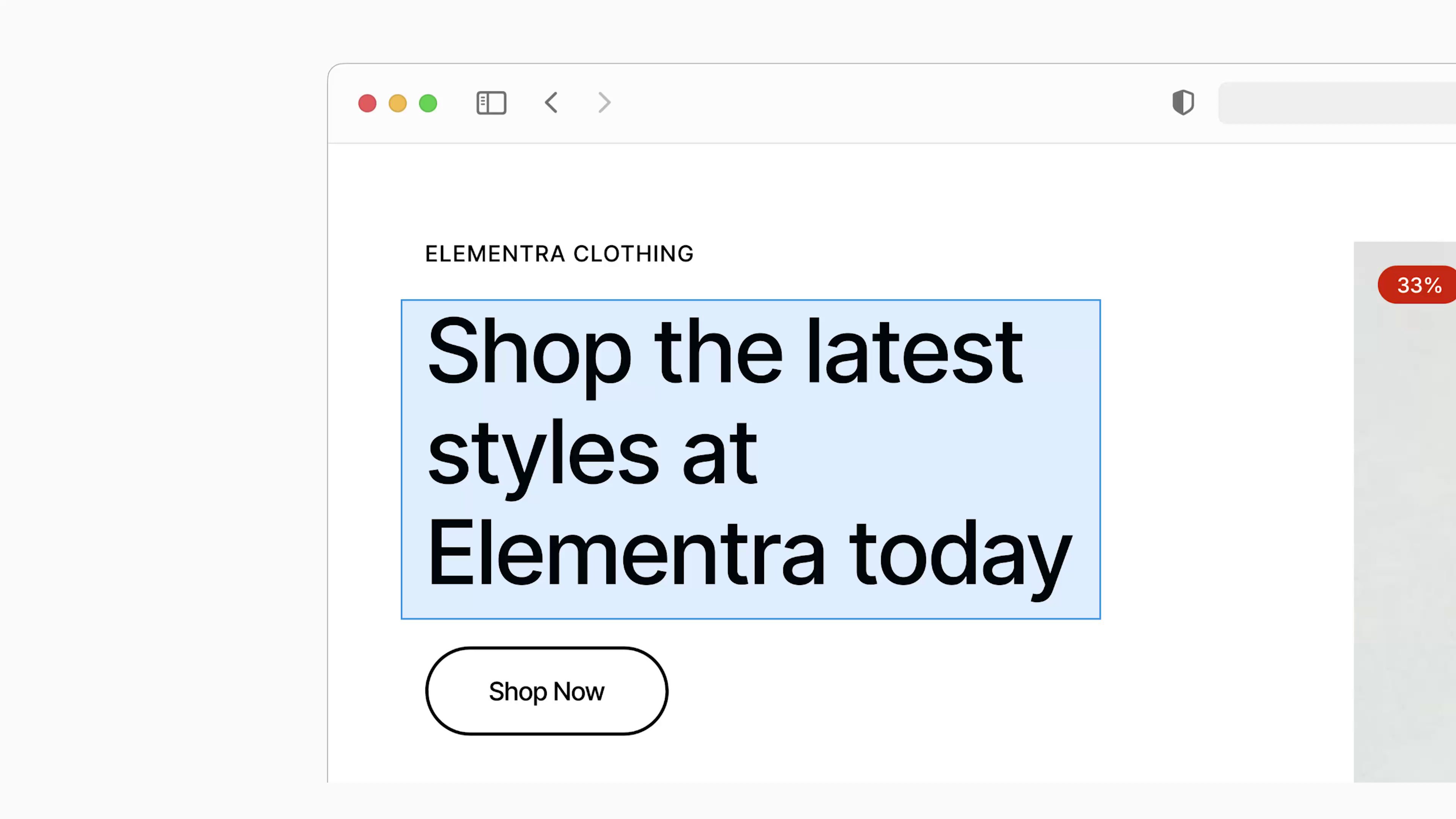 Example of Show Your Website In Action.